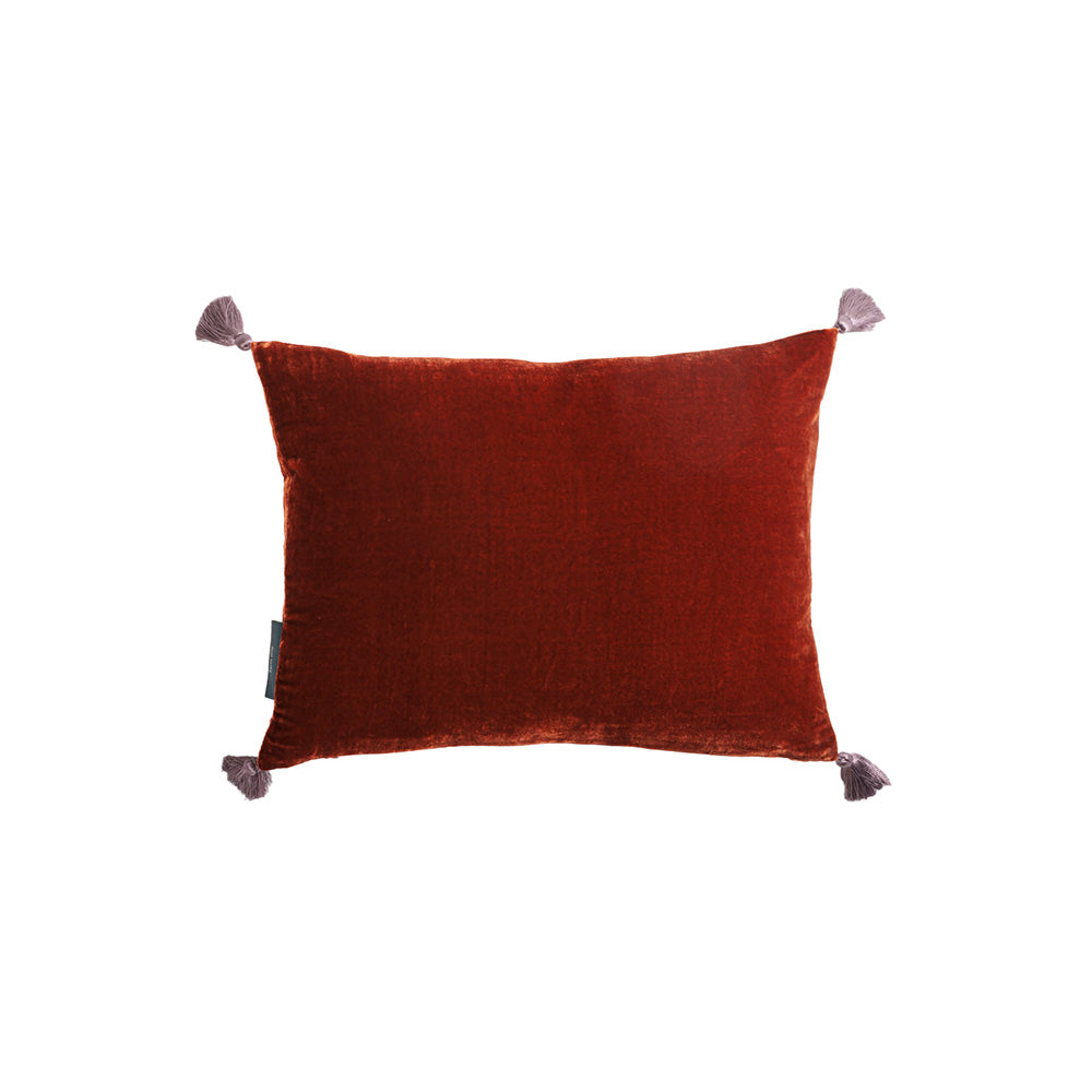 Coussin Goa pompons Shangaï - Le Monde Sauvage