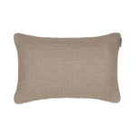 Waffled linen cushion in Naples dark