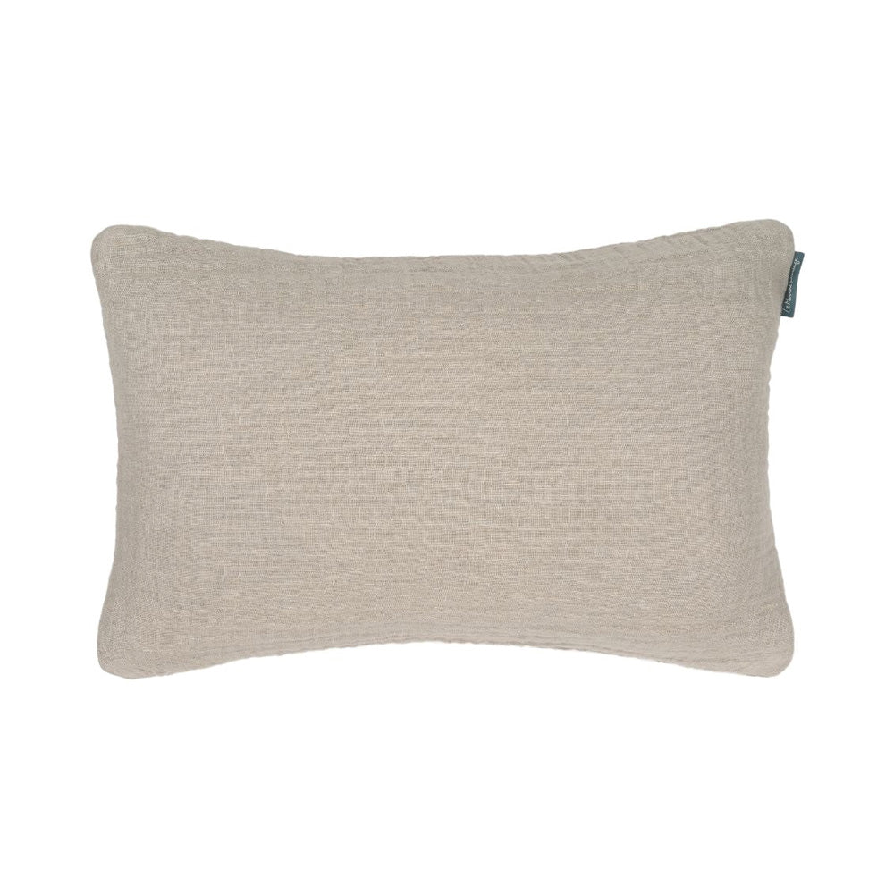 Coussin en lin gaufré Naples light