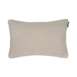 Waffled linen cushion in Naples light