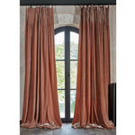 Istanbul velvet curtain in Latte