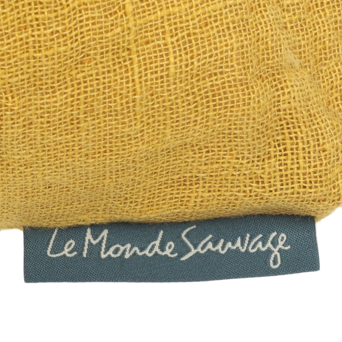 Coussin en lin gaufré Acacia - Le Monde Sauvage