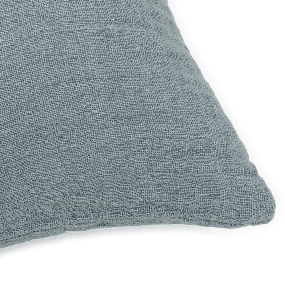 Coussin en lin gaufré Vintage light - Le Monde Sauvage