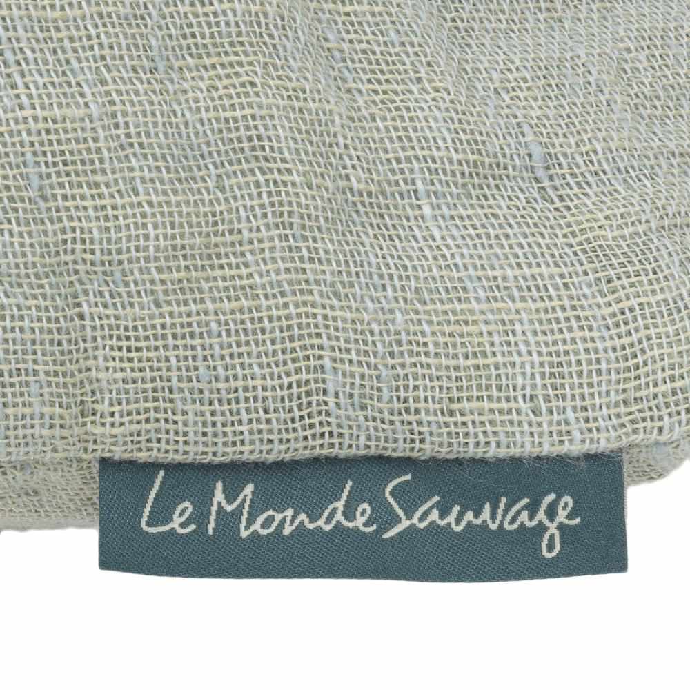 Coussin en lin gaufré Lappi light - Le Monde Sauvage