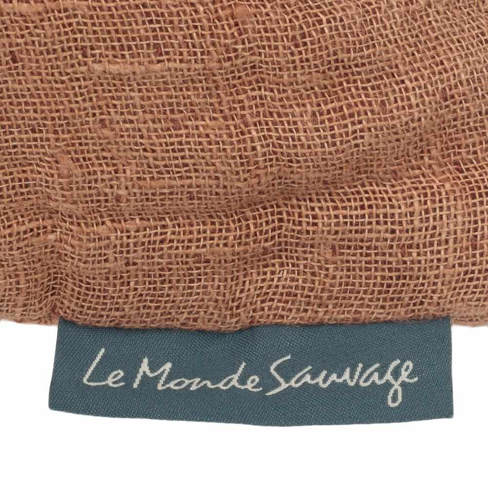 Coussin en lin gaufré Santa Fe light - Le Monde Sauvage