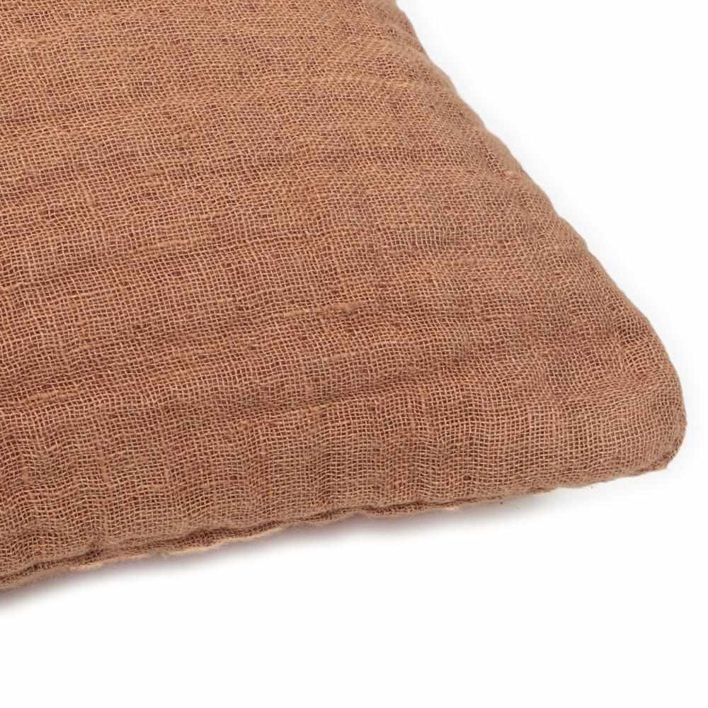 Coussin en lin gaufré Santa Fe light - Le Monde Sauvage