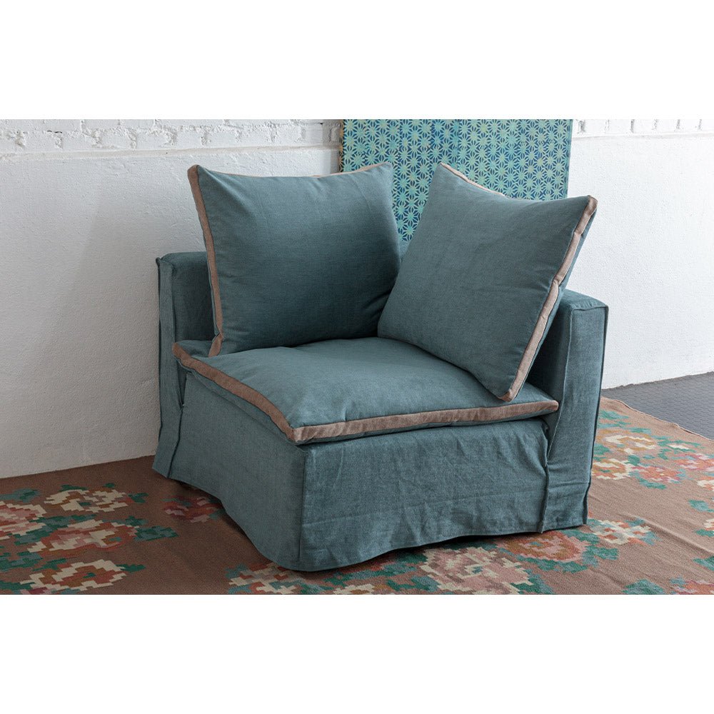 Le Monde Sauvage - Fauteuil d'angle Sossusvlei 96 cm - Saint Denis